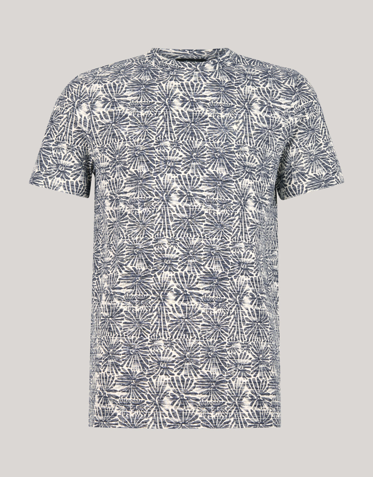 Printed Flower T-shirt Zwart SHOEBY MEN