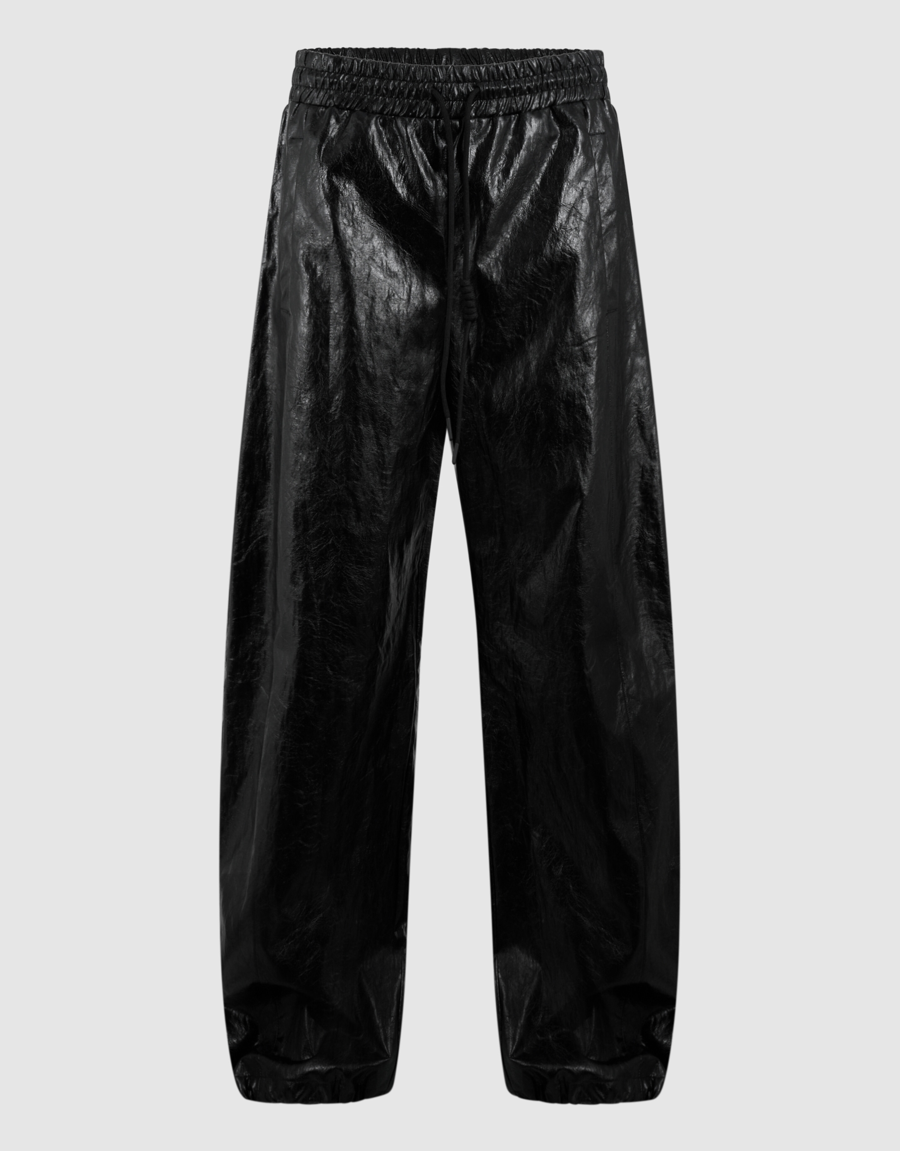 Vegan Leren Barrel Fit Broek Zwart SHOEBY WOMEN
