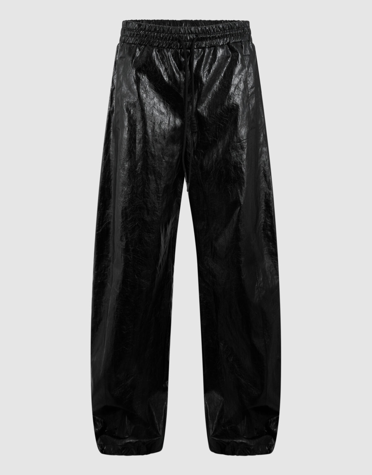Vegan Leren Barrel Fit Broek Zwart SHOEBY WOMEN