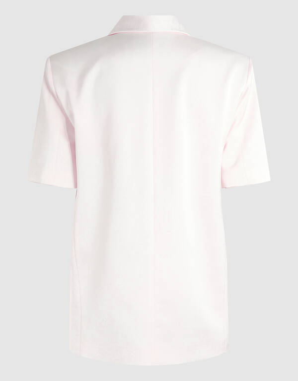 Short Sleeve Blazer Gebroken Wit SHOEBY WOMEN