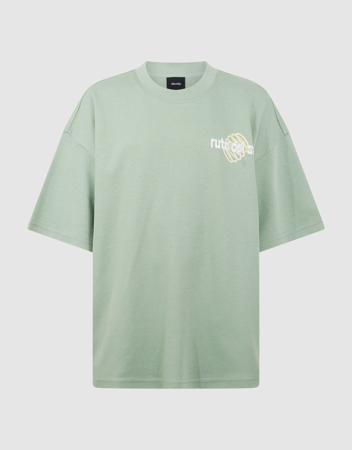 Del Sol Artwork T-shirt Lichtgroen SHOEBY BOYS