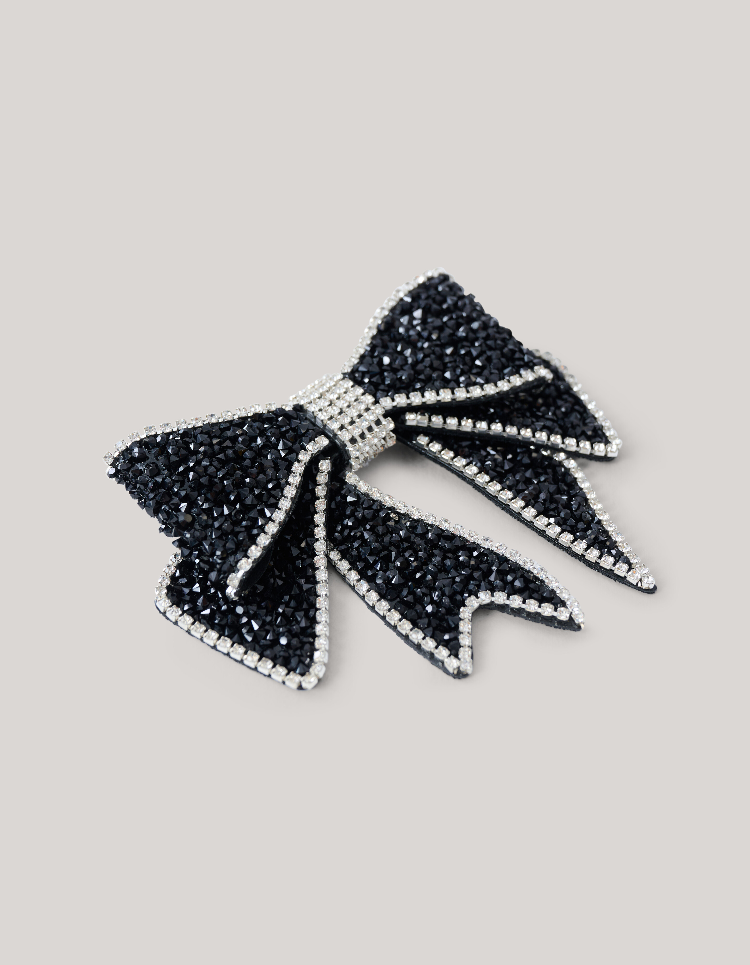 Beaded Strik Broche Zwart SHOEBY ACCESSOIRES