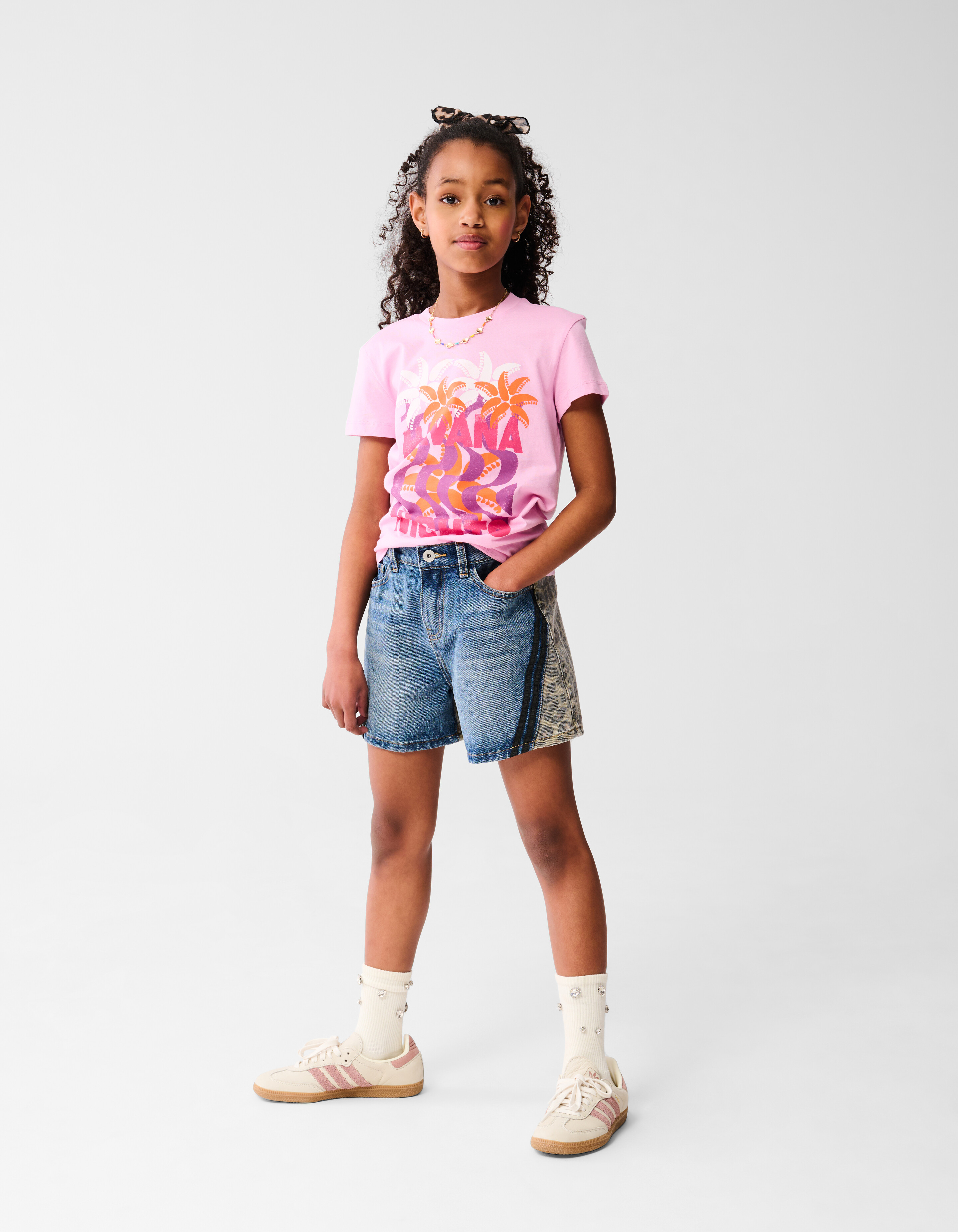Havana Artwork T-shirt Roze SHOEBY GIRLS