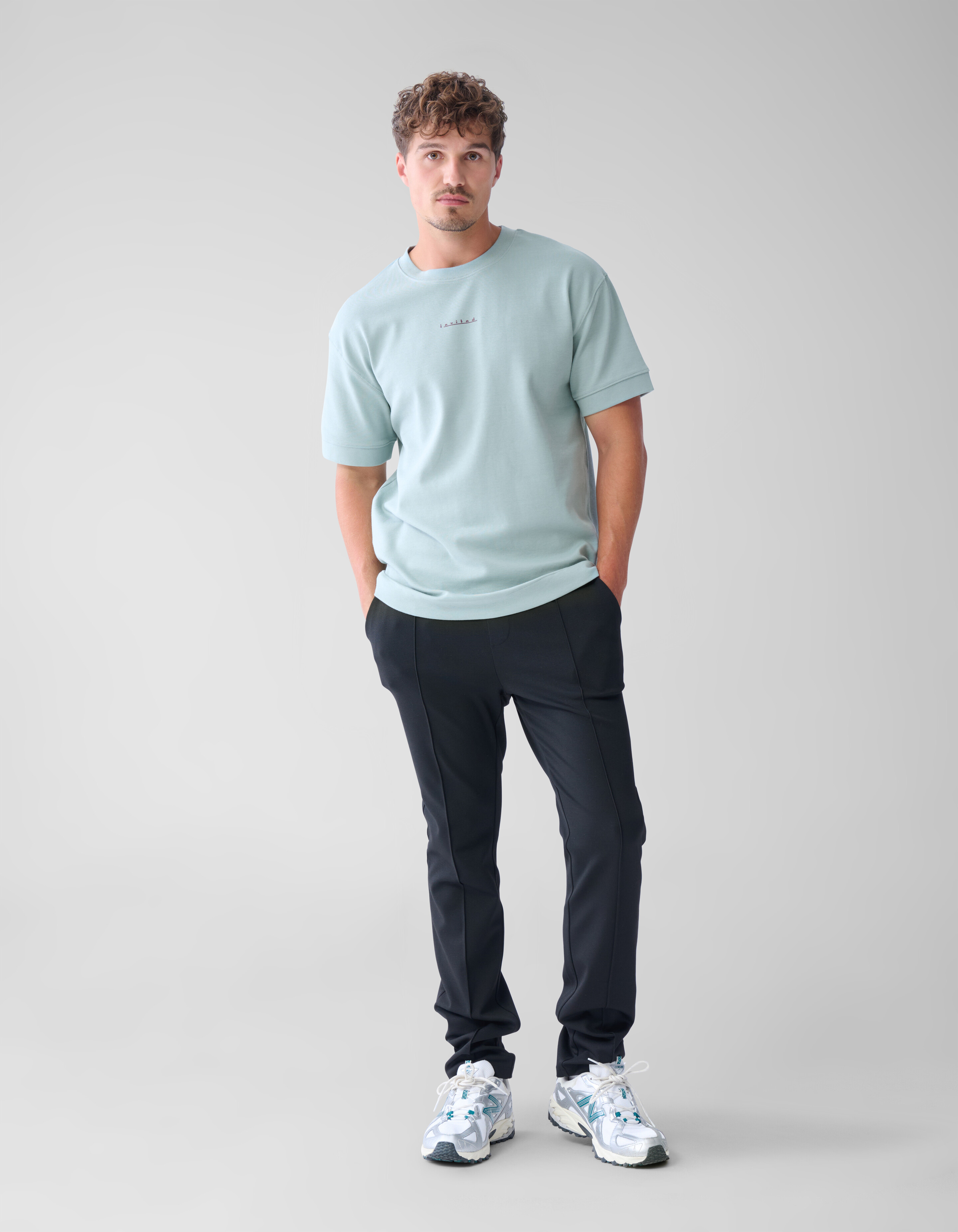 Artwork T-shirt Lichtblauw SHOEBY MEN