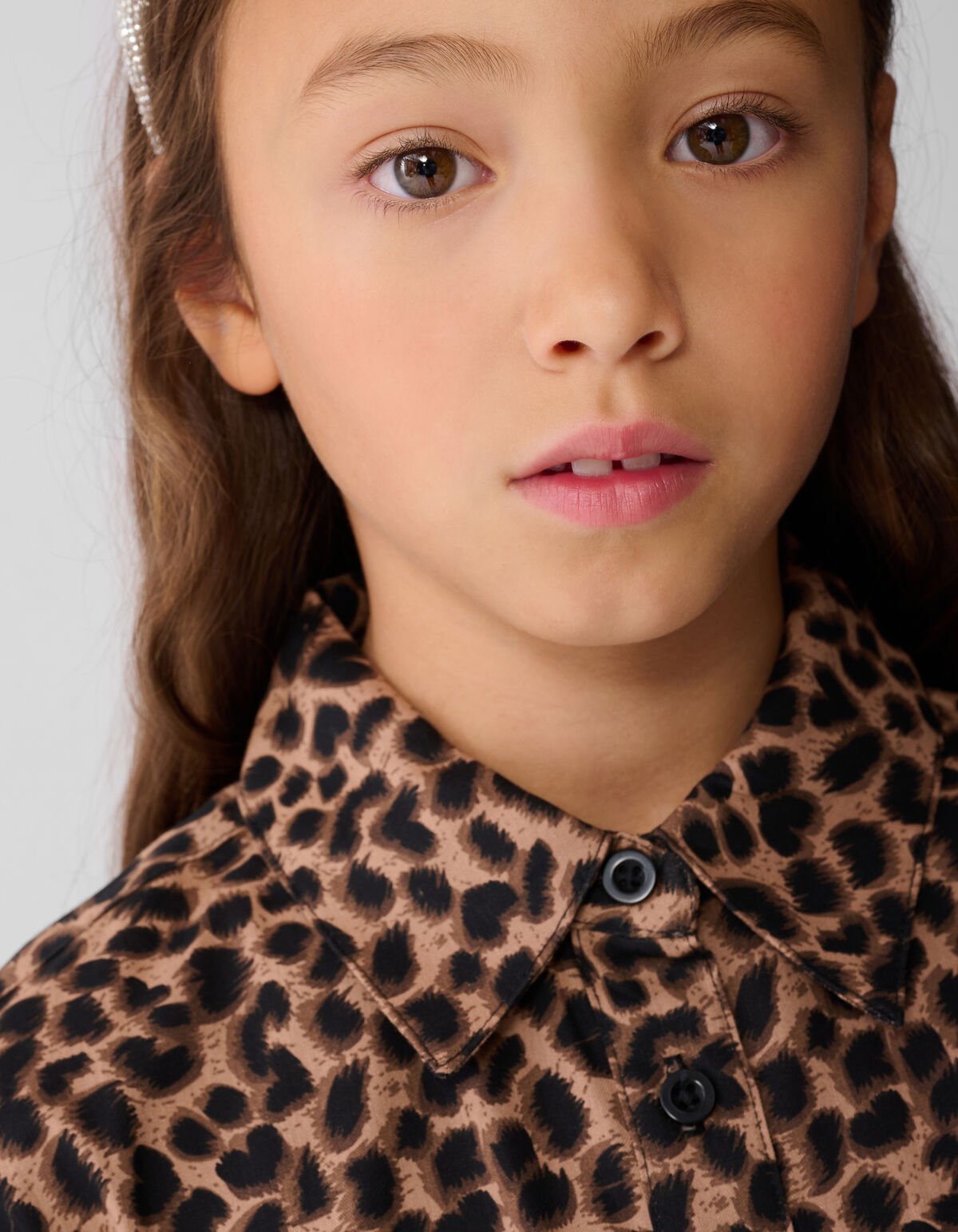 Leopard Mini Jurk Bruin SHOEBY GIRLS