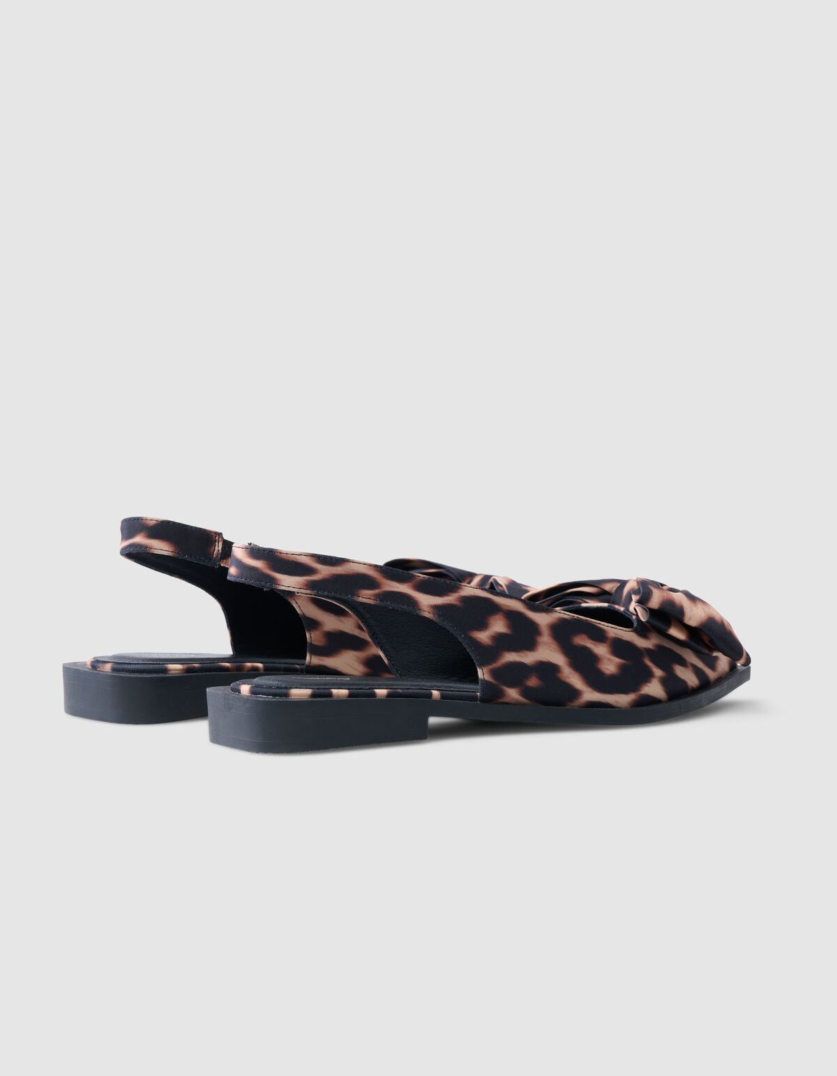 Leopard Strik Slingback Bruin SHOEBY SHOES