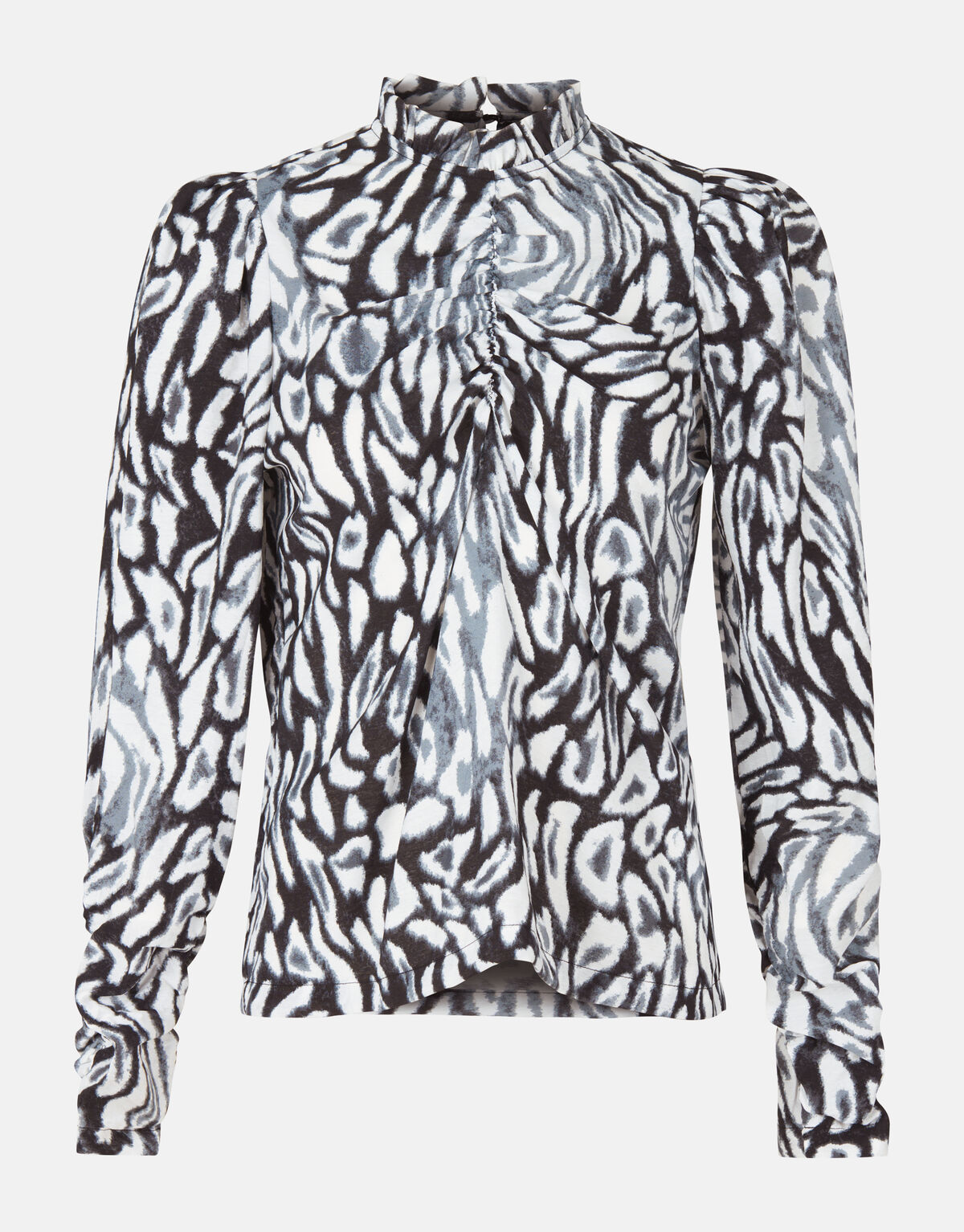 Puffy Sleeve Top Print SHOEBY WOMEN