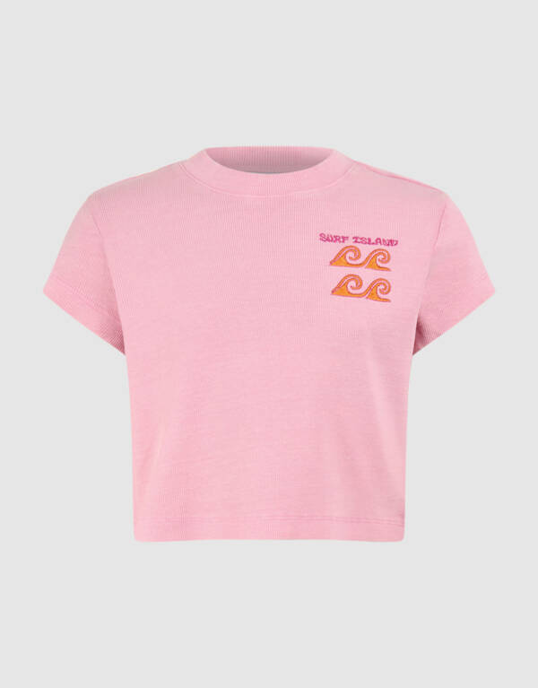 Surf Crop Top Roze SHOEBY GIRLS