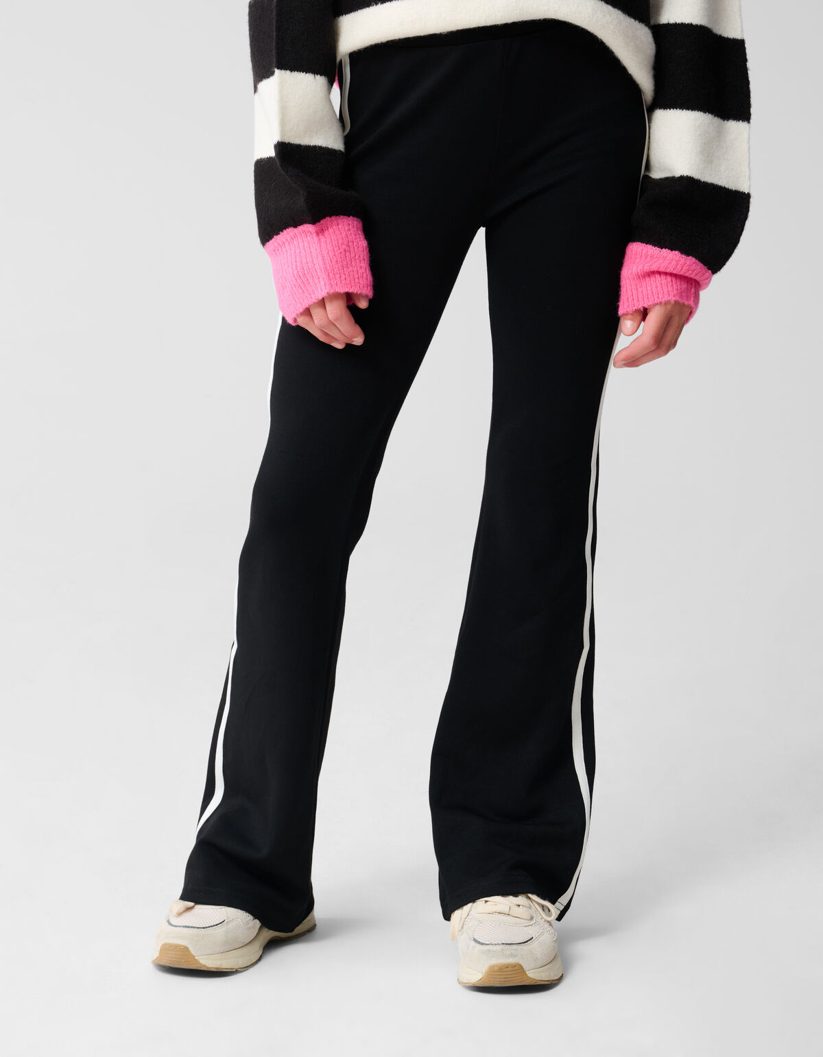 Sporty Flared Broek Zwart SHOEBY GIRLS