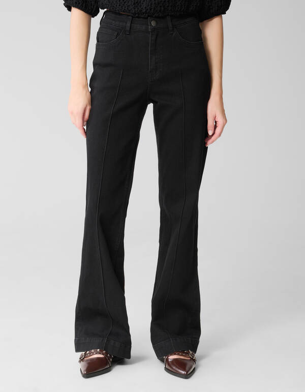 Flared Fit Jeans Zwart SHOEBY WOMEN