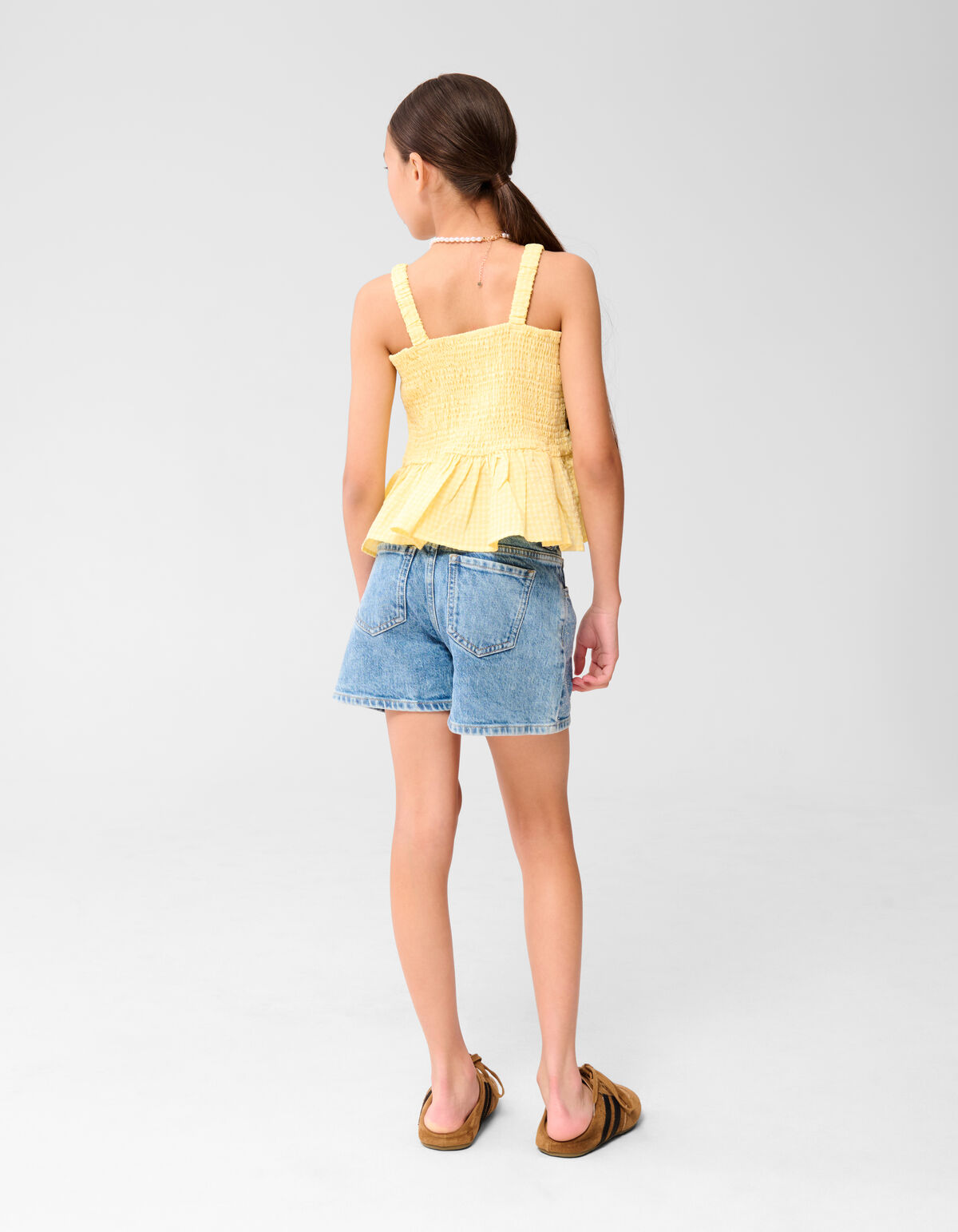 Ruffle Top Geel SHOEBY GIRLS