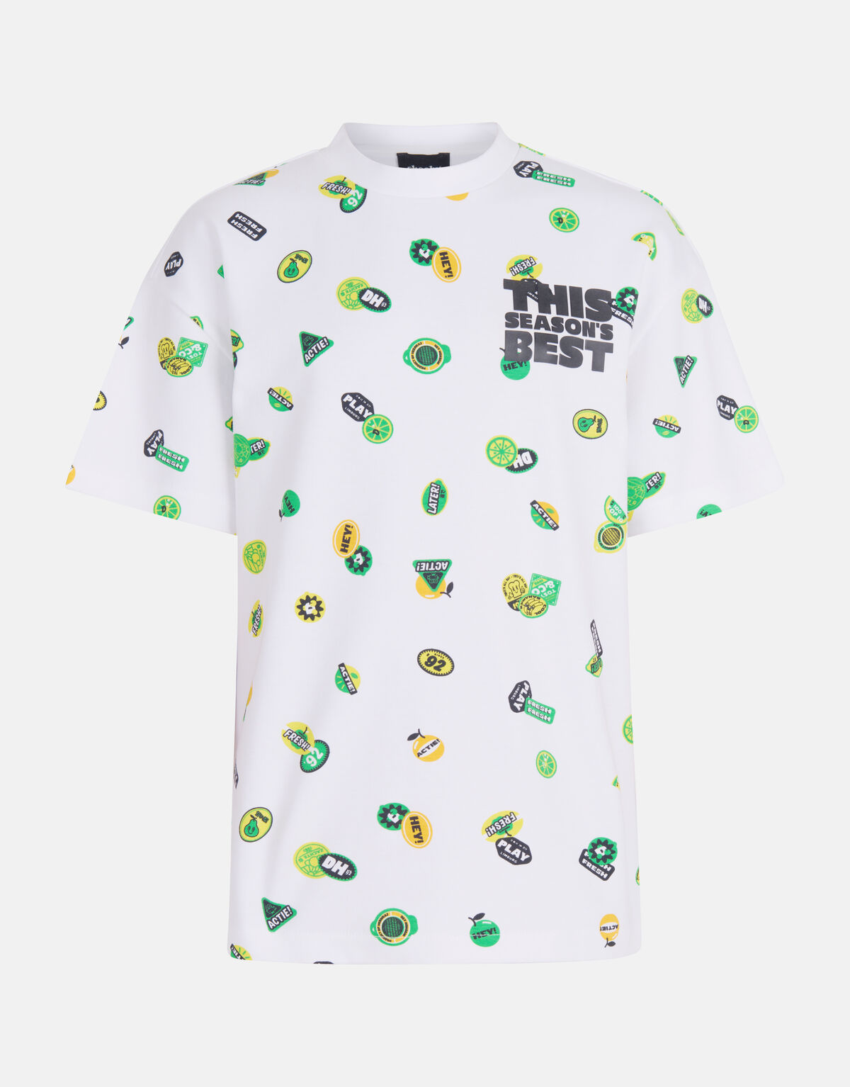 Heavy Printed T-shirt Wit SHOEBY BOYS