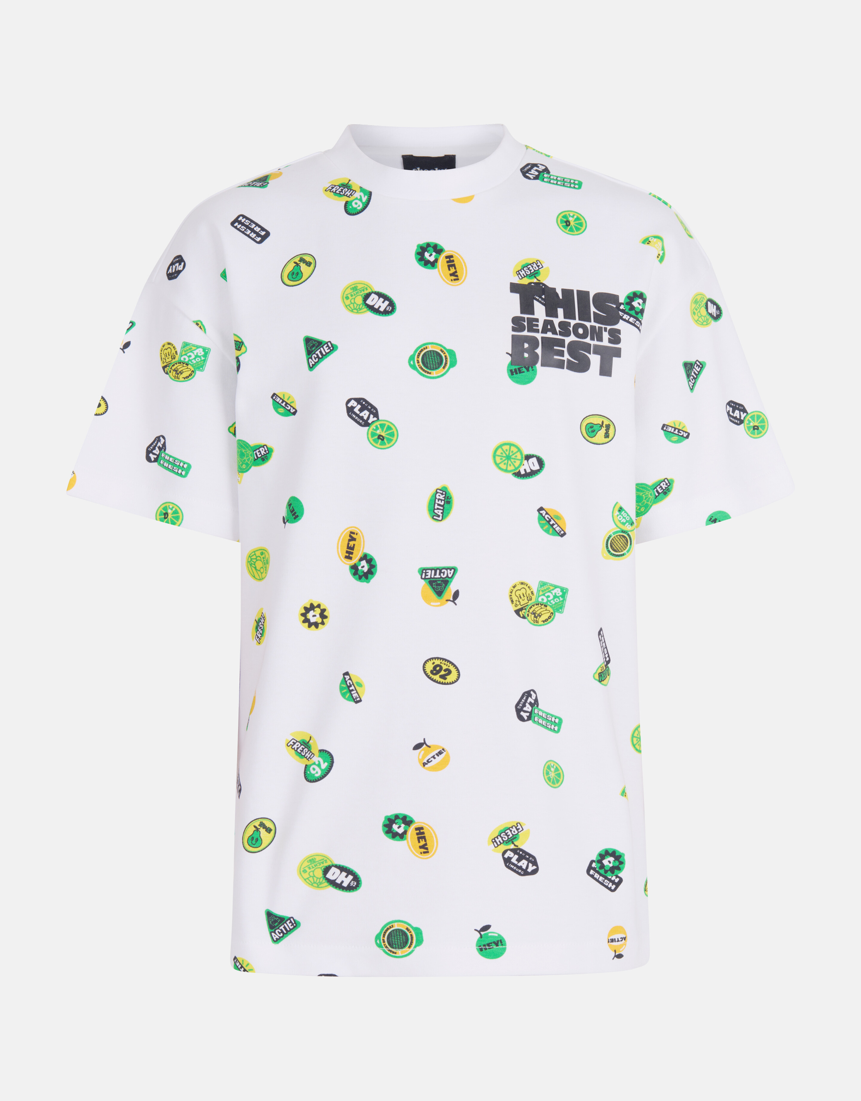 Heavy Printed T-shirt Wit By Dylan SHOEBY BOYS