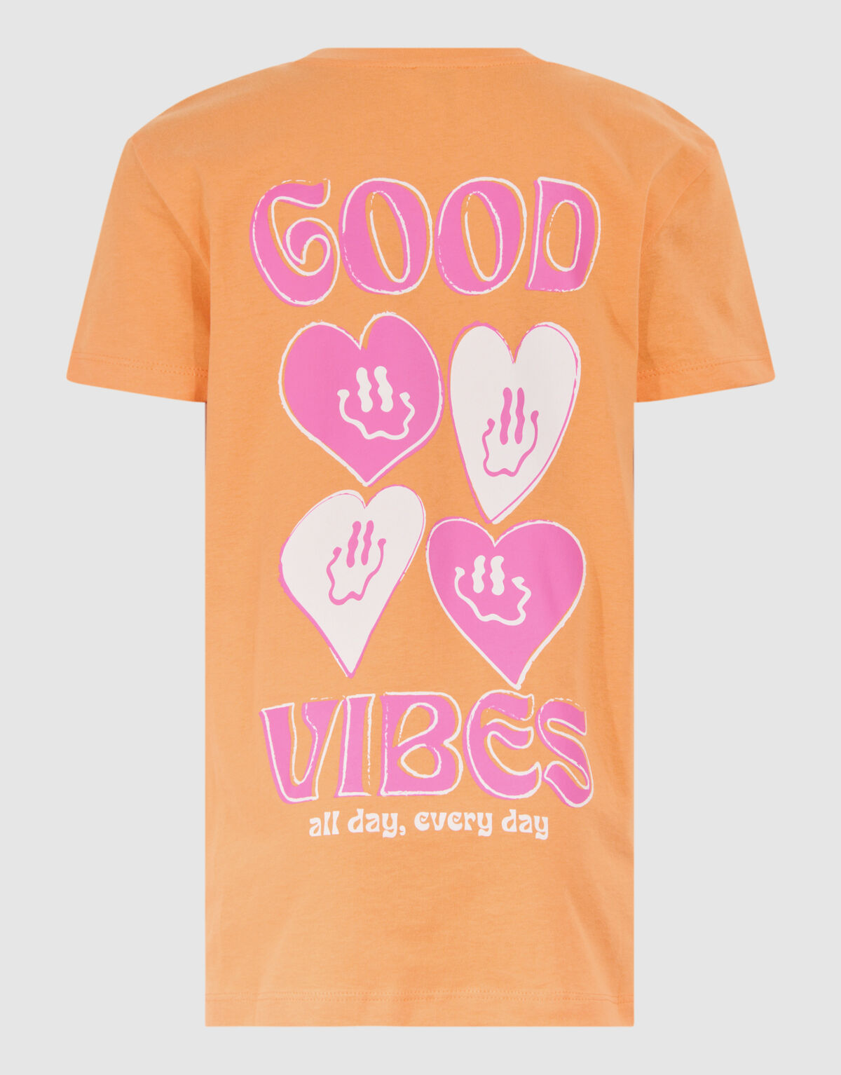 Good Vibes T-shirt Oranje SHOEBY GIRLS