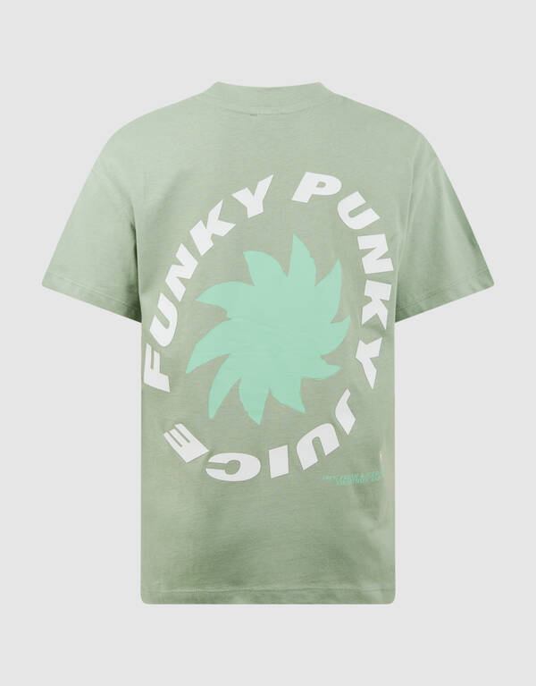 Funky Artwork T-shirt Groen SHOEBY BOYS