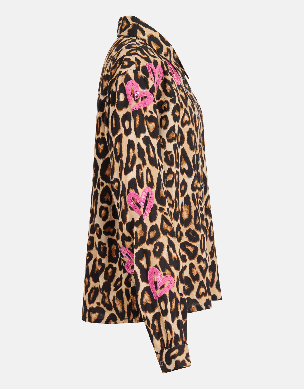 Leopard Print Blouse Bruin SHOEBY GIRLS