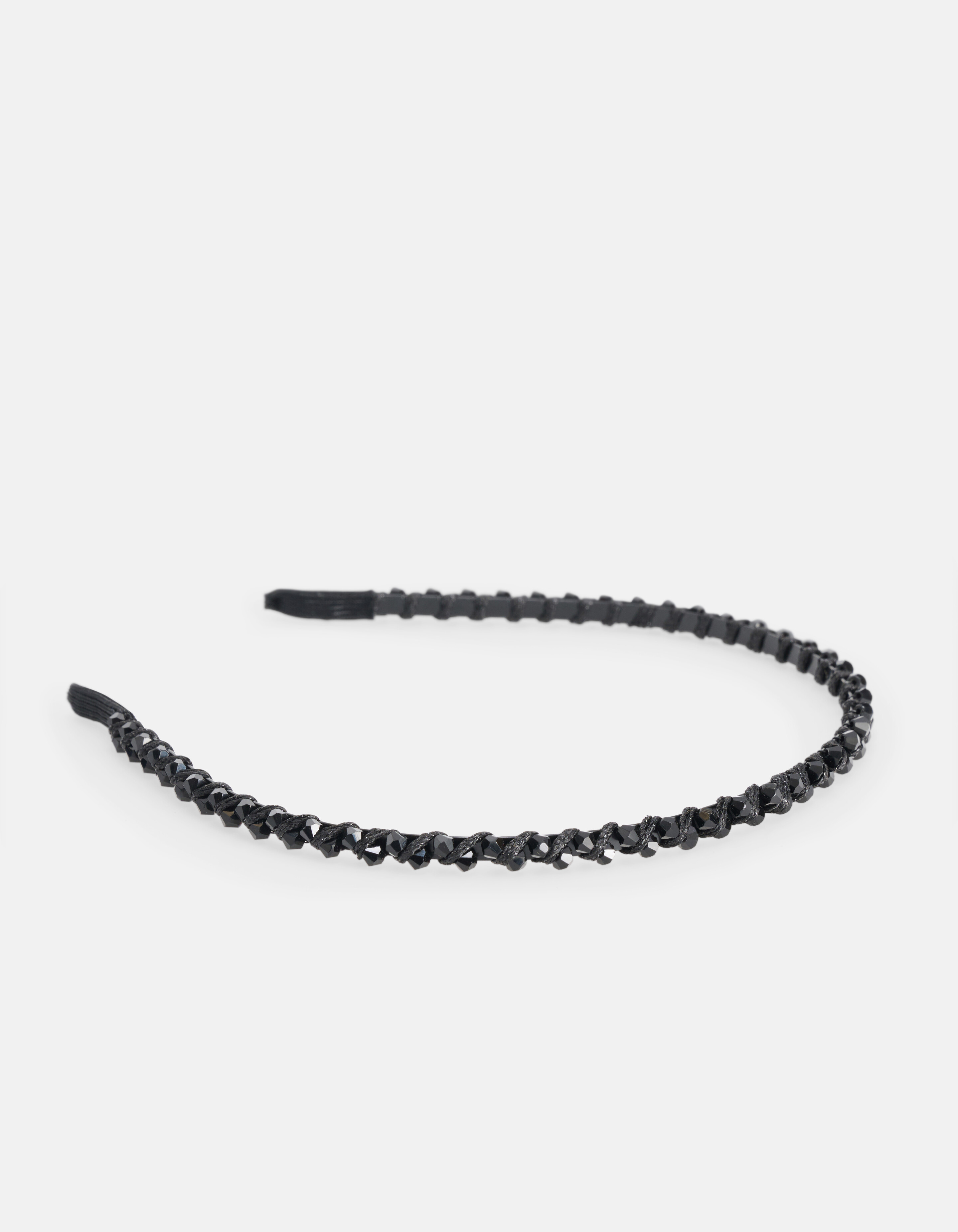 Kralen Haarband Zwart SHOEBY ACCESSOIRES