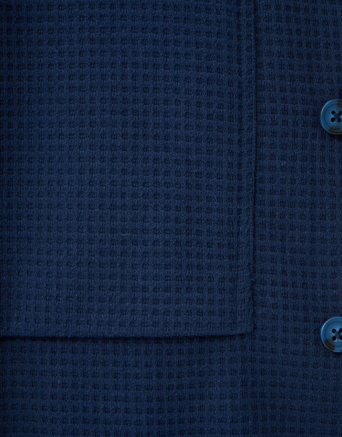 Structuur Overshirt Donkerblauw SHOEBY MEN