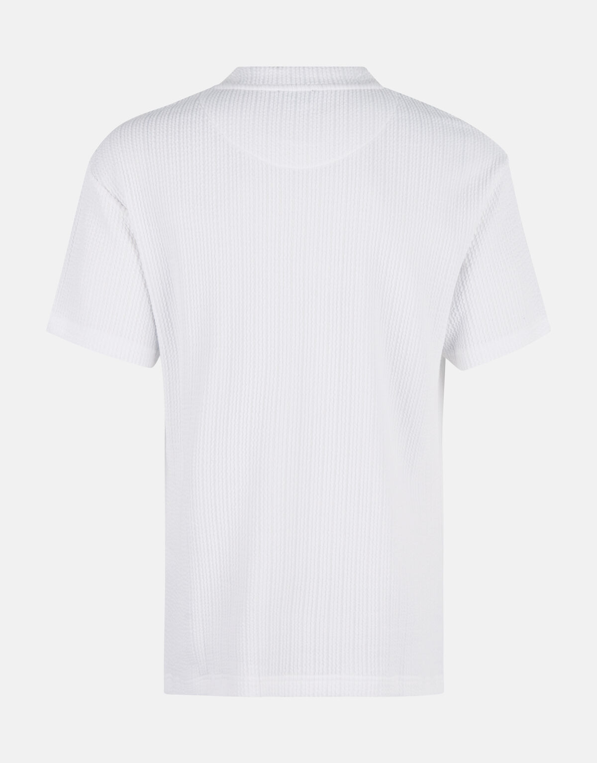 Seersucker T-shirt Wit SHOEBY MEN