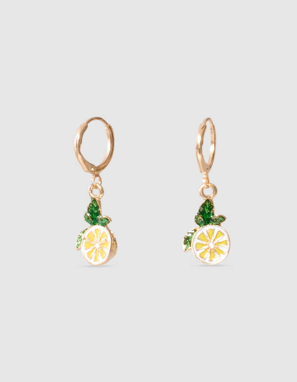 Lemon Oorbellen Goud SHOEBY ACCESSOIRES