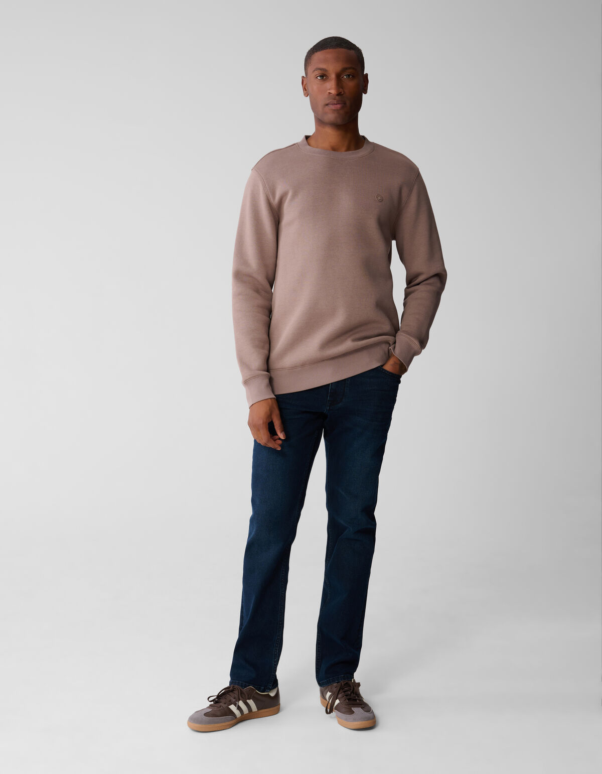 Straight Fit Jeans Blauw/Zwart L32 SHOEBY MEN