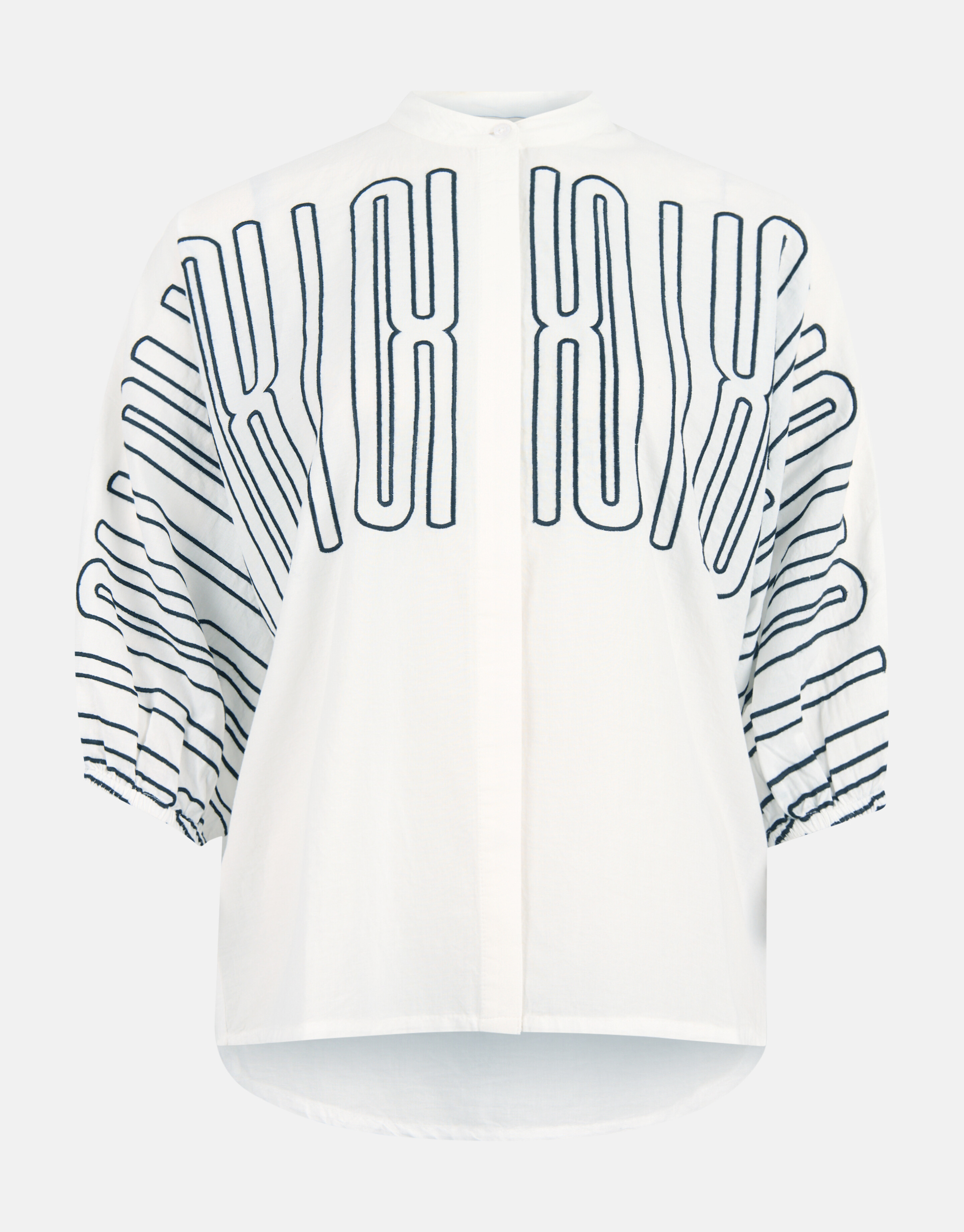Patch Blouse Wit SHOEBY WOMEN