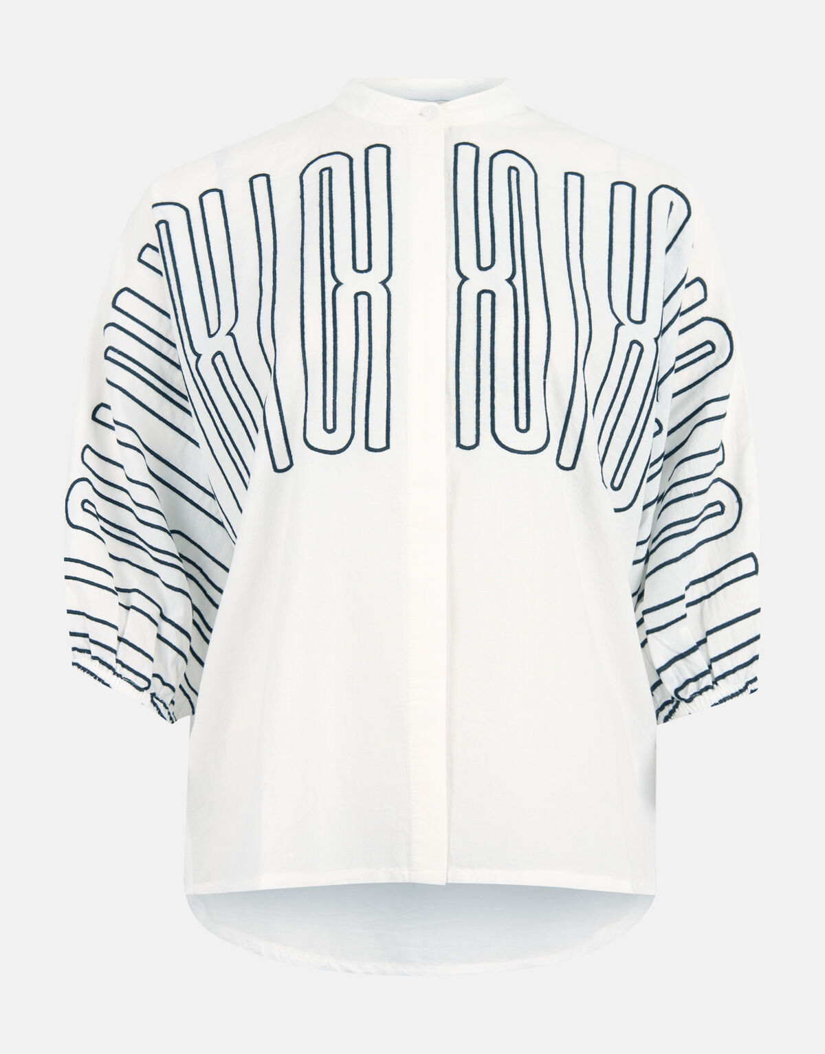 Patch Blouse Wit SHOEBY WOMEN