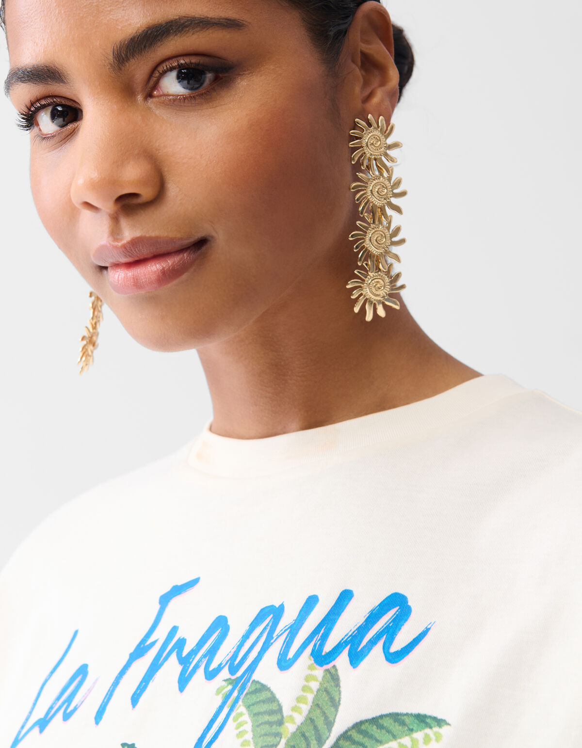 Zon Oorbellen Goud SHOEBY ACCESSOIRES