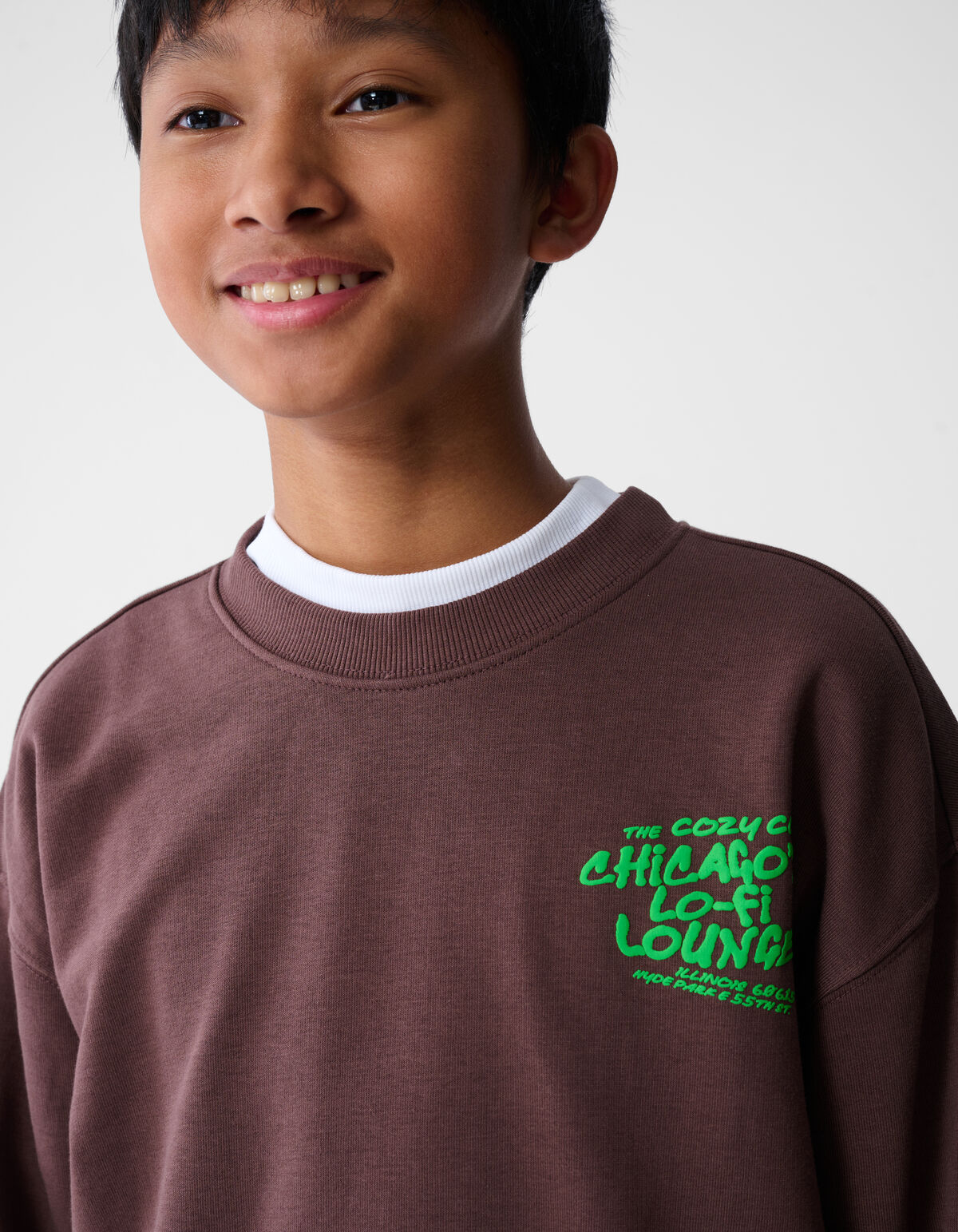 Chicago Artwork Sweater Bruin SHOEBY BOYS