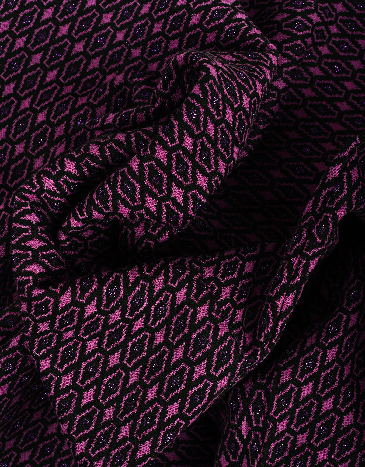 Retro Print Top Paars EKSEPT