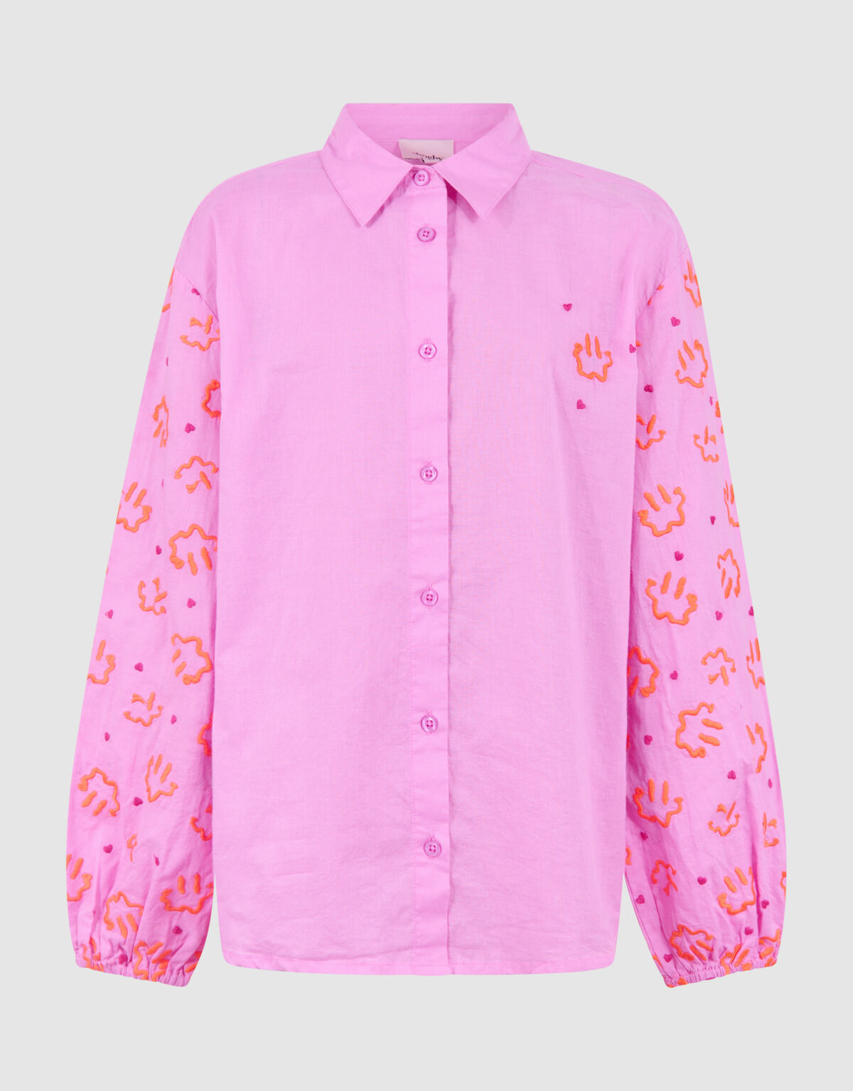 Embroidery Blouse Roze SHOEBY GIRLS