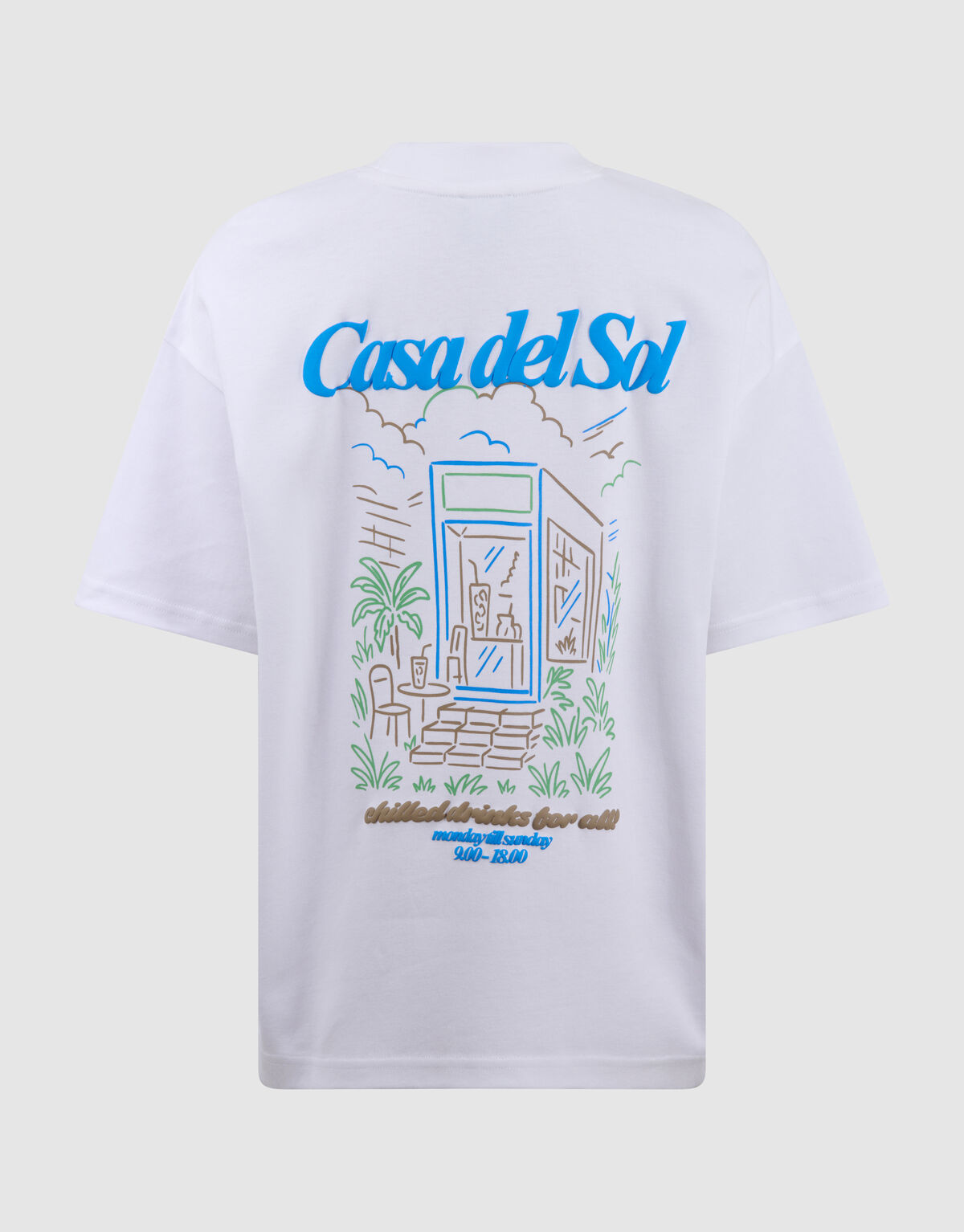 Casa Del Sol Artwork T-shirt Wit SHOEBY BOYS