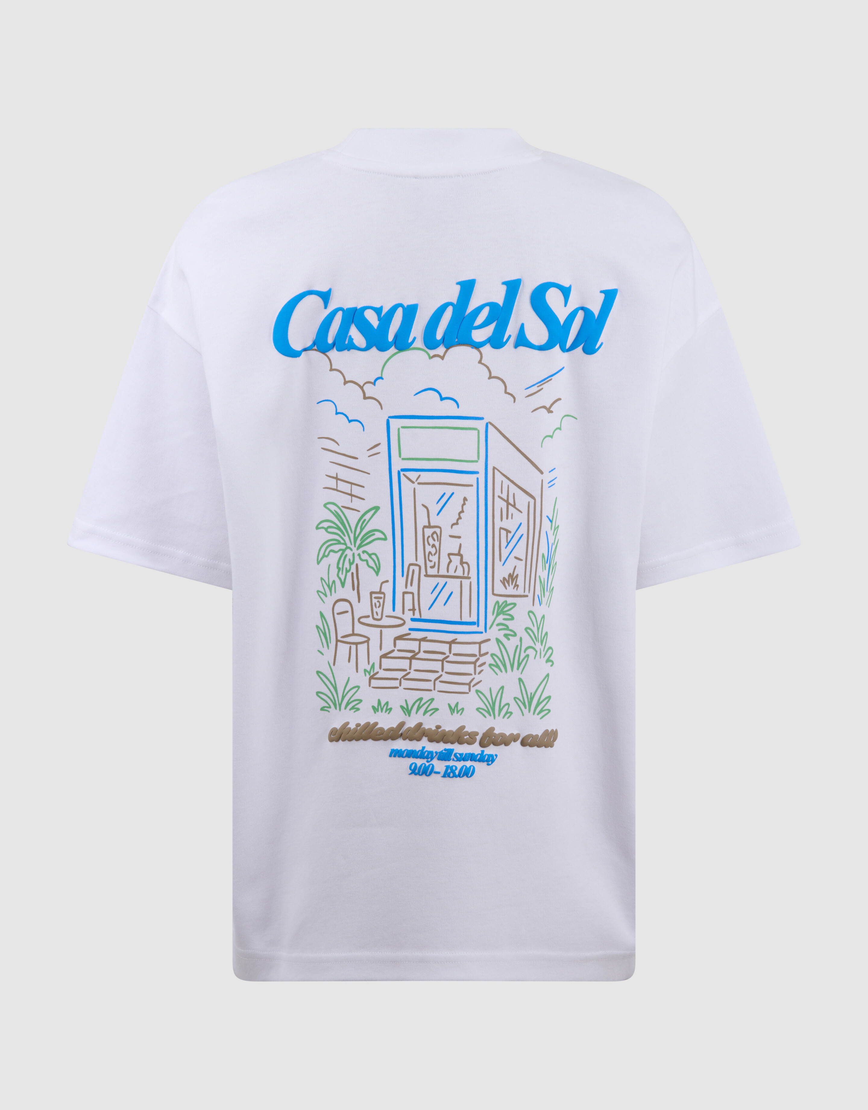 Casa Del Sol Artwork T-shirt Wit SHOEBY BOYS