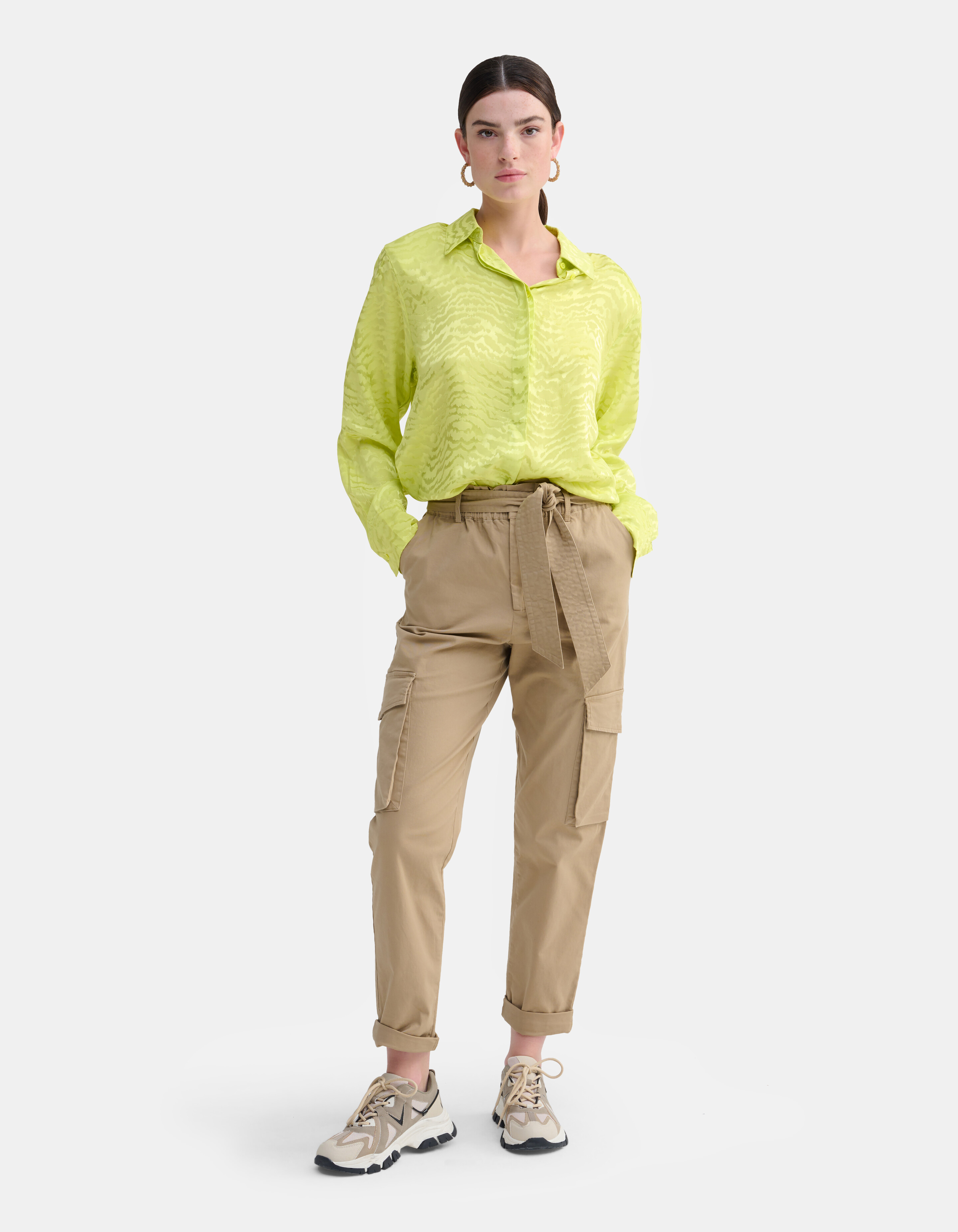 Cargo Broek Beige SHOEBY WOMEN