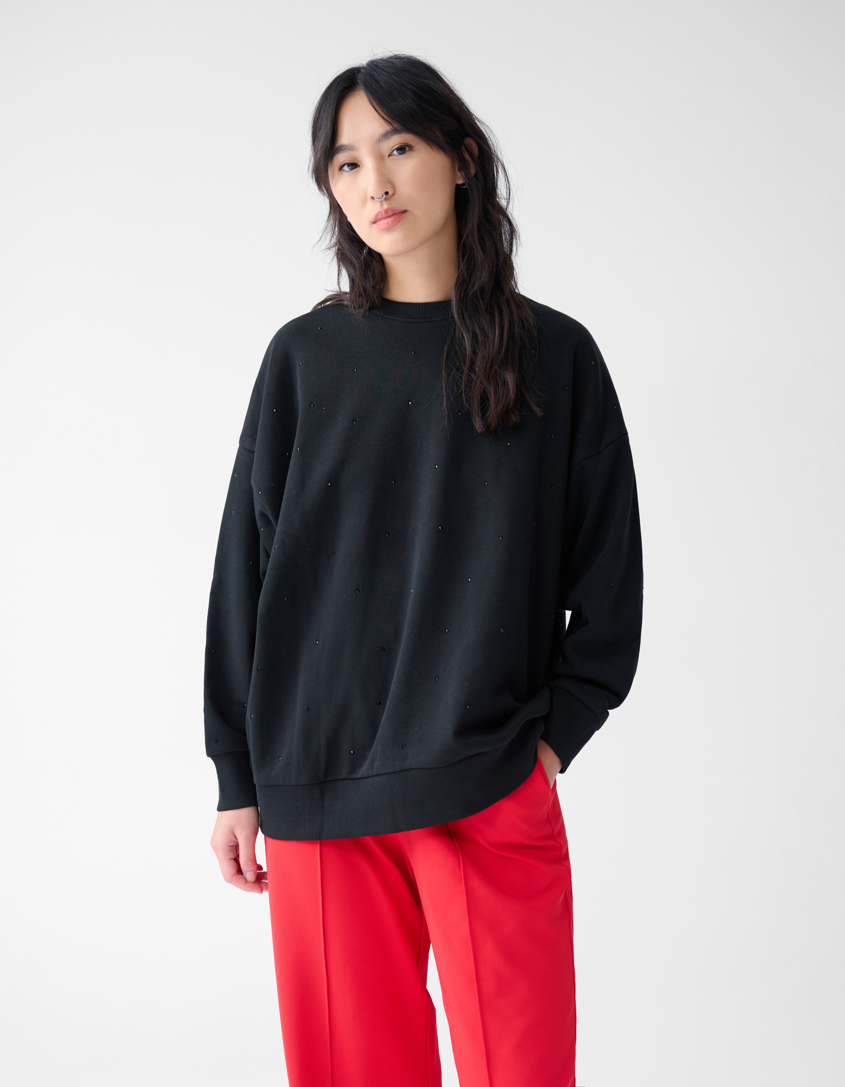 Strass Sweater Zwart SHOEBY WOMEN