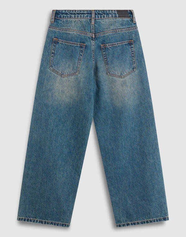 Varsity Ultra Baggy Fit Jeans Donkerblauw SHOEBY BOYS