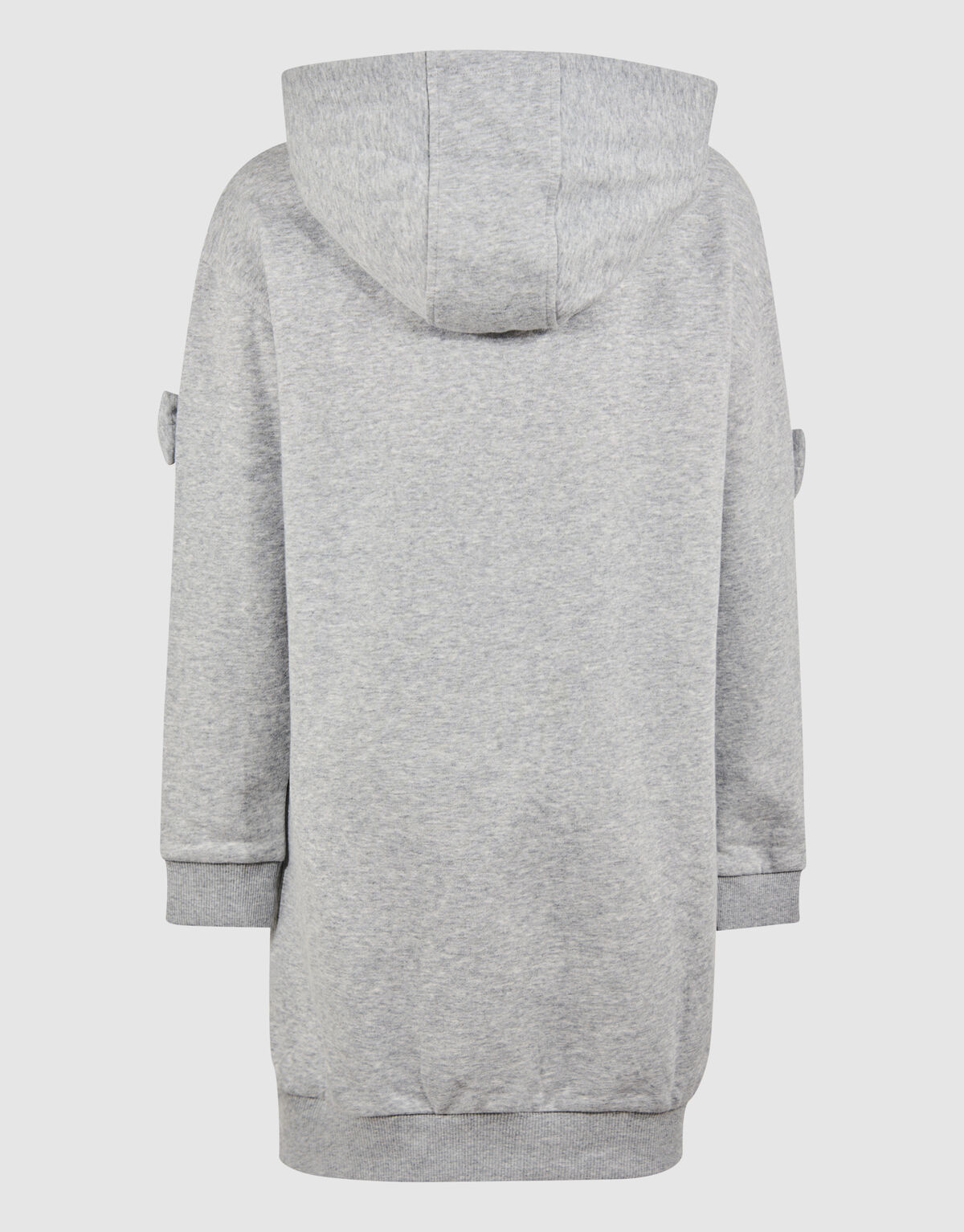 Strik Hoodie Jurk Lichtgrijs SHOEBY GIRLS