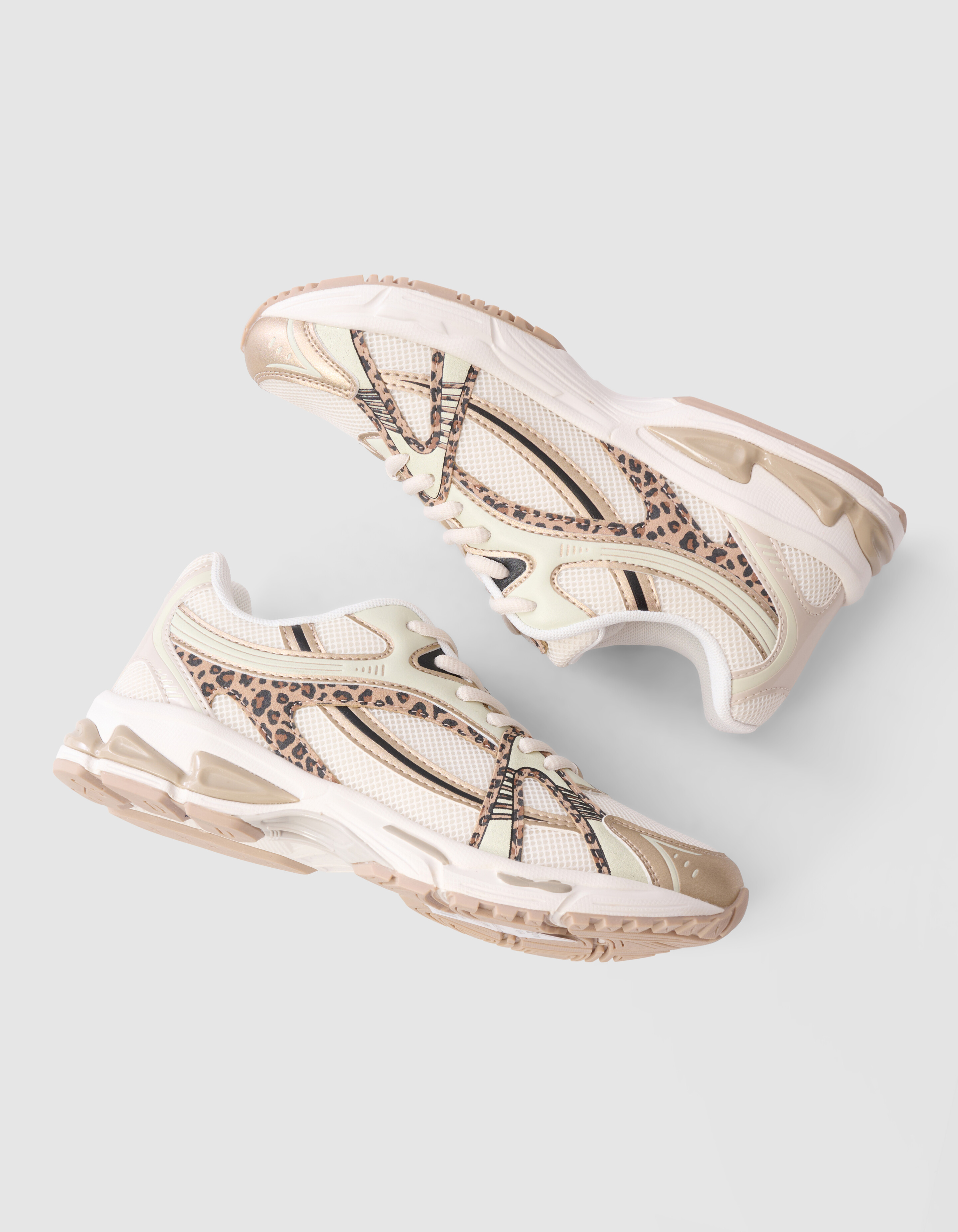 Leopard Sneakers Zand SHOEBY SHOES