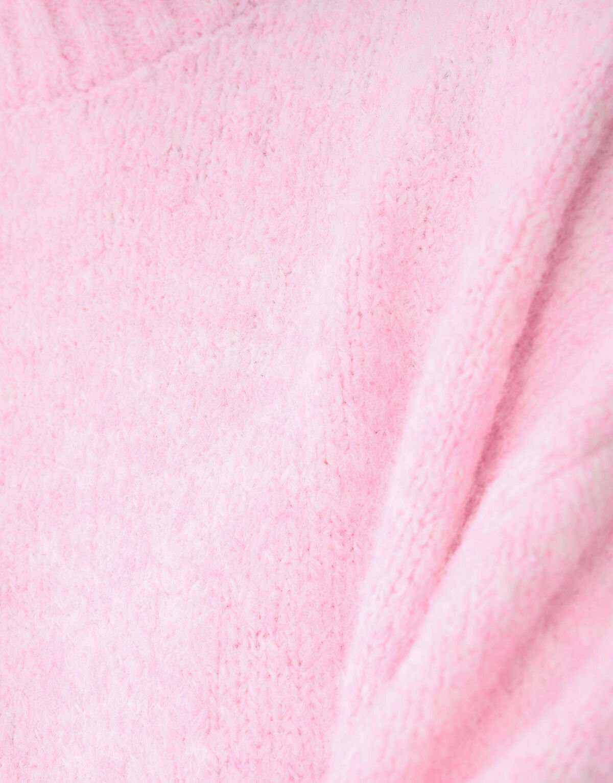 Hairy Short Sleeve Top Roze SHOEBY WOMEN