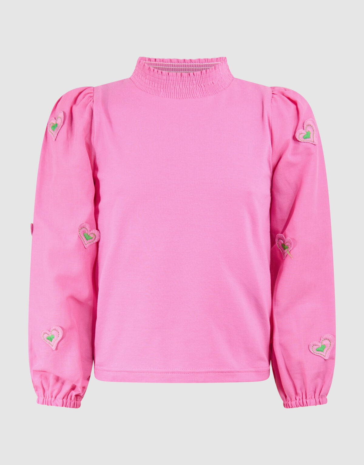 Embroidery Heart Top Roze SHOEBY GIRLS