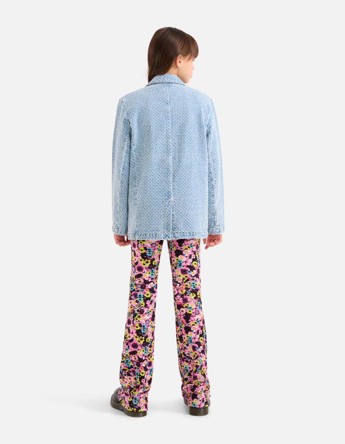 Structuur Denim Blazer Bleached SHOEBY GIRLS