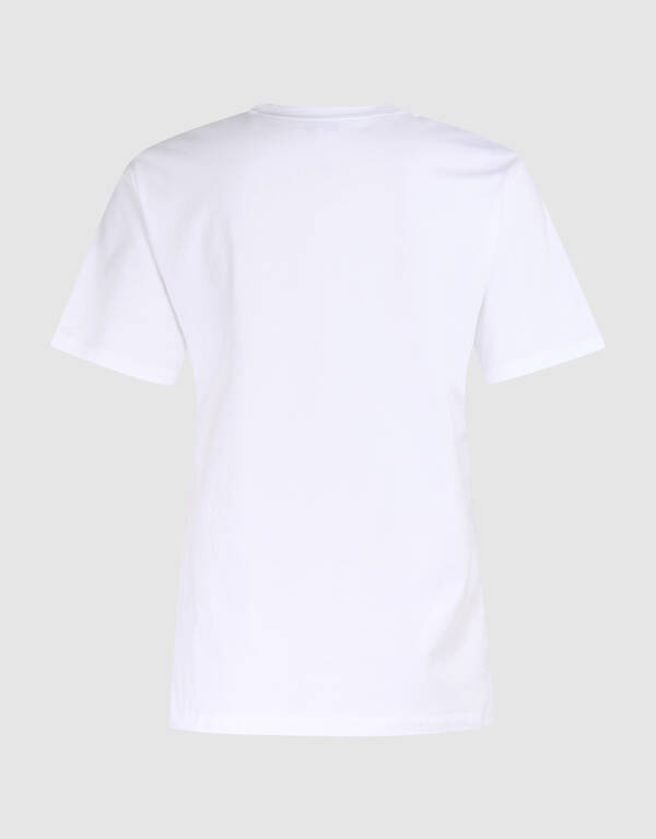 Cord Embroidery T-shirt Wit By Mieke SHOEBY WOMEN