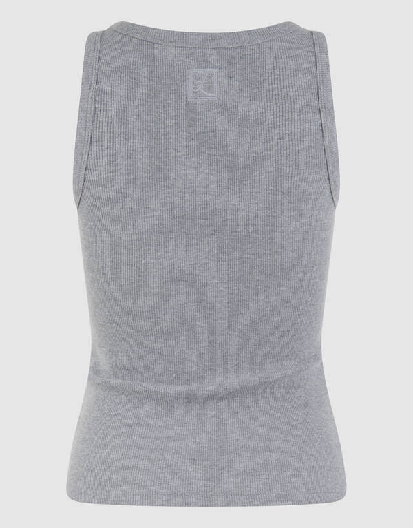 Rib Top Lichtgrijs By Lonneke SHOEBY WOMEN