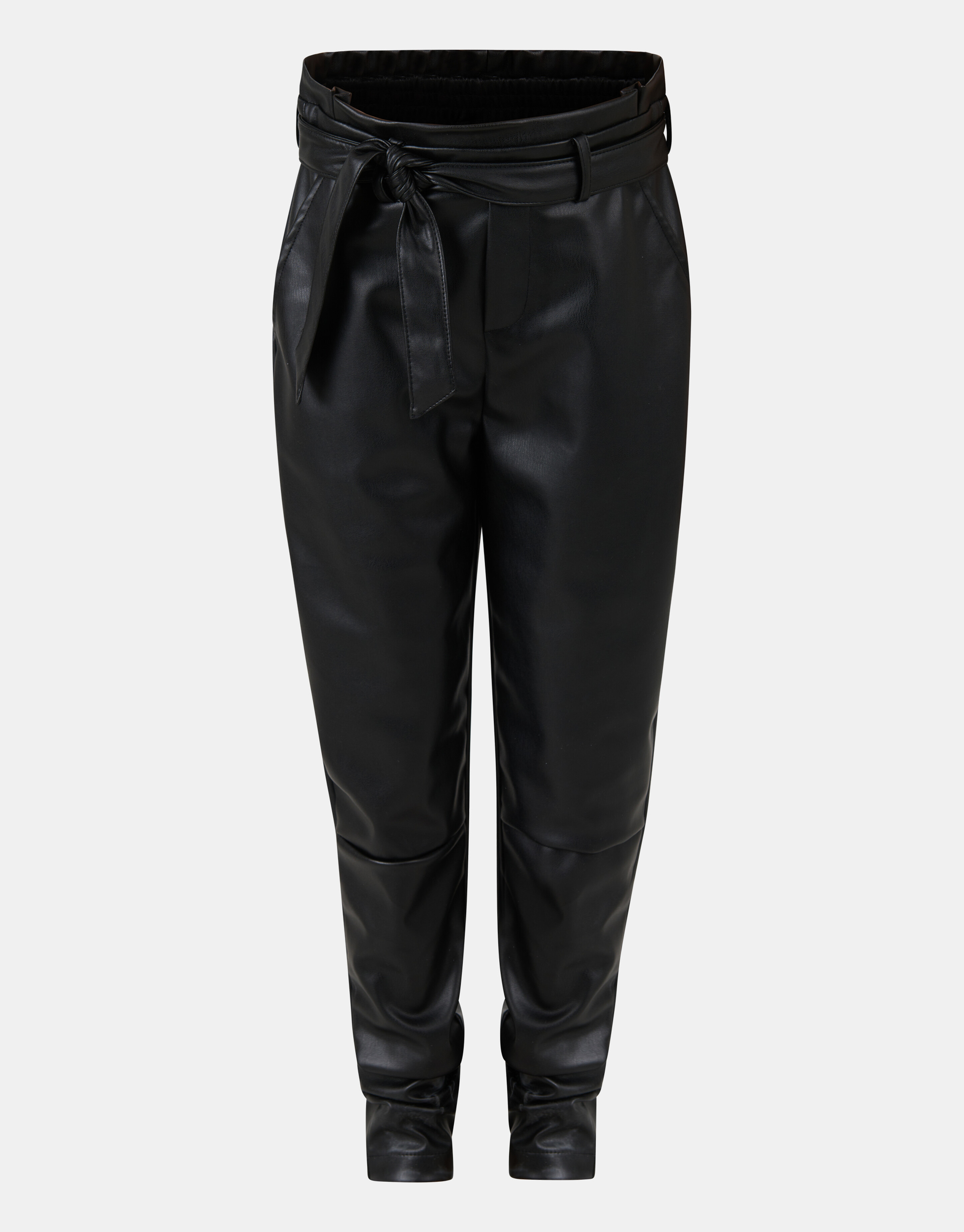 Vegan Leren Paperbag Broek SHOEBY GIRLS