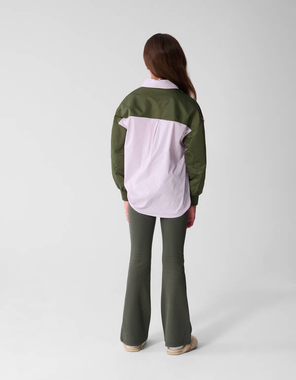 Oversized Bomber Blouse Lichtpaars SHOEBY GIRLS