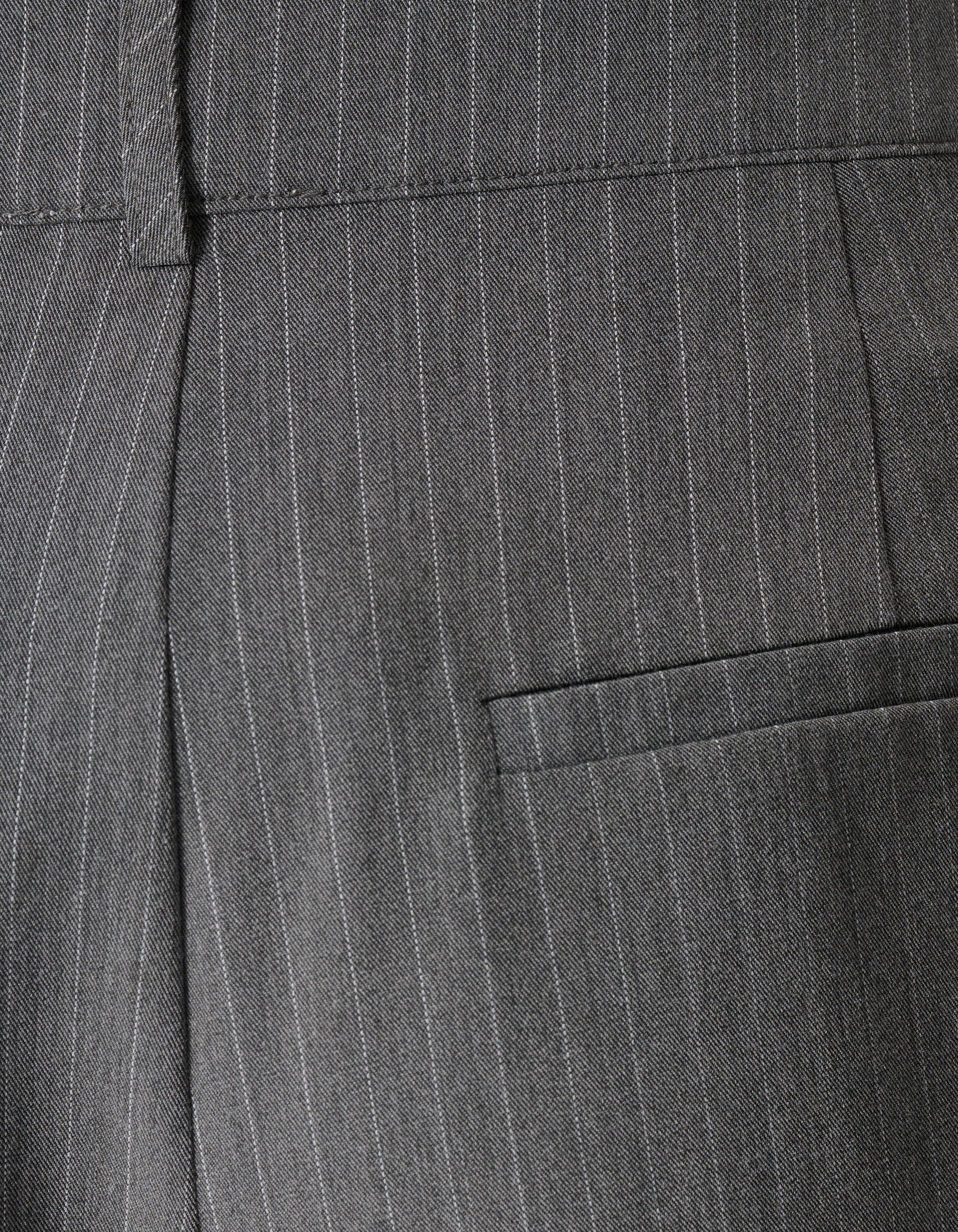 Pinstripe Pleated Skort Donkergrijs SHOEBY WOMEN