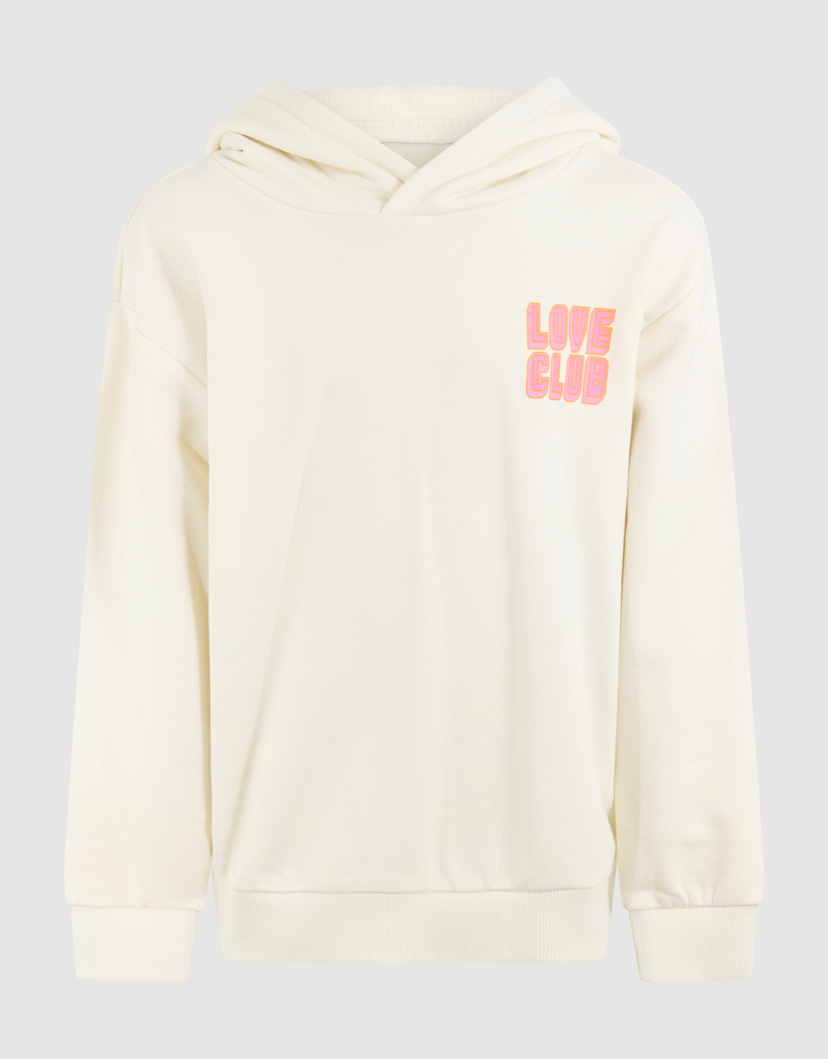 Love Club Artwork Hoodie Gebroken Wit SHOEBY GIRLS