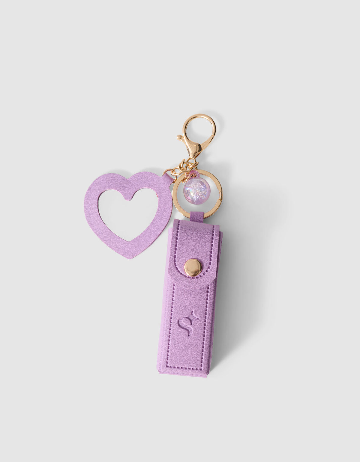Heart Case Sleutelhanger Paars SHOEBY ACCESSOIRES