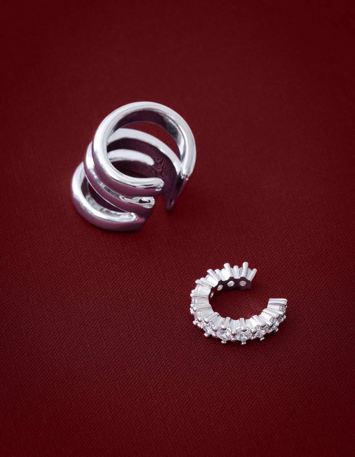 Earcuff Set Zilver By Monica SHOEBY ACCESSOIRES