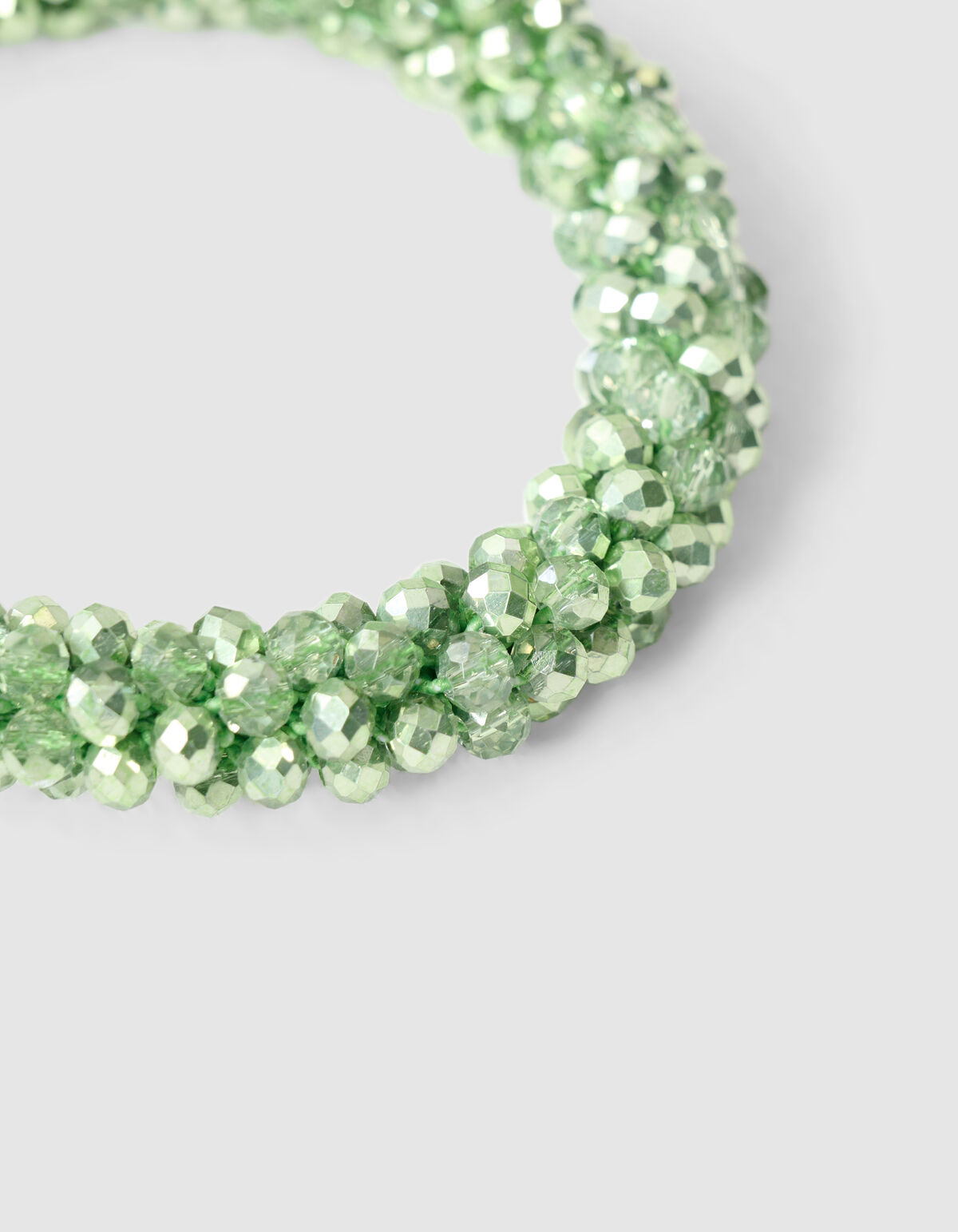 Beaded Haarelastiek Lichtgroen SHOEBY ACCESSOIRES